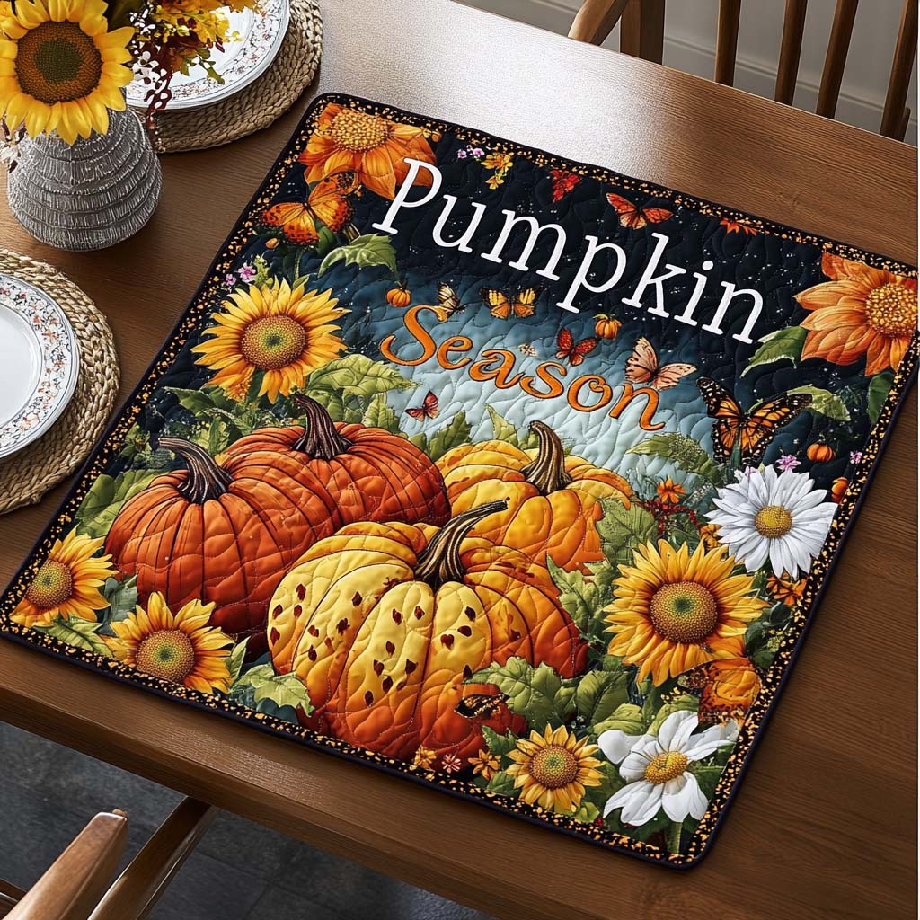 Season Harvest Quilted Table Topper NCU0NNT1048