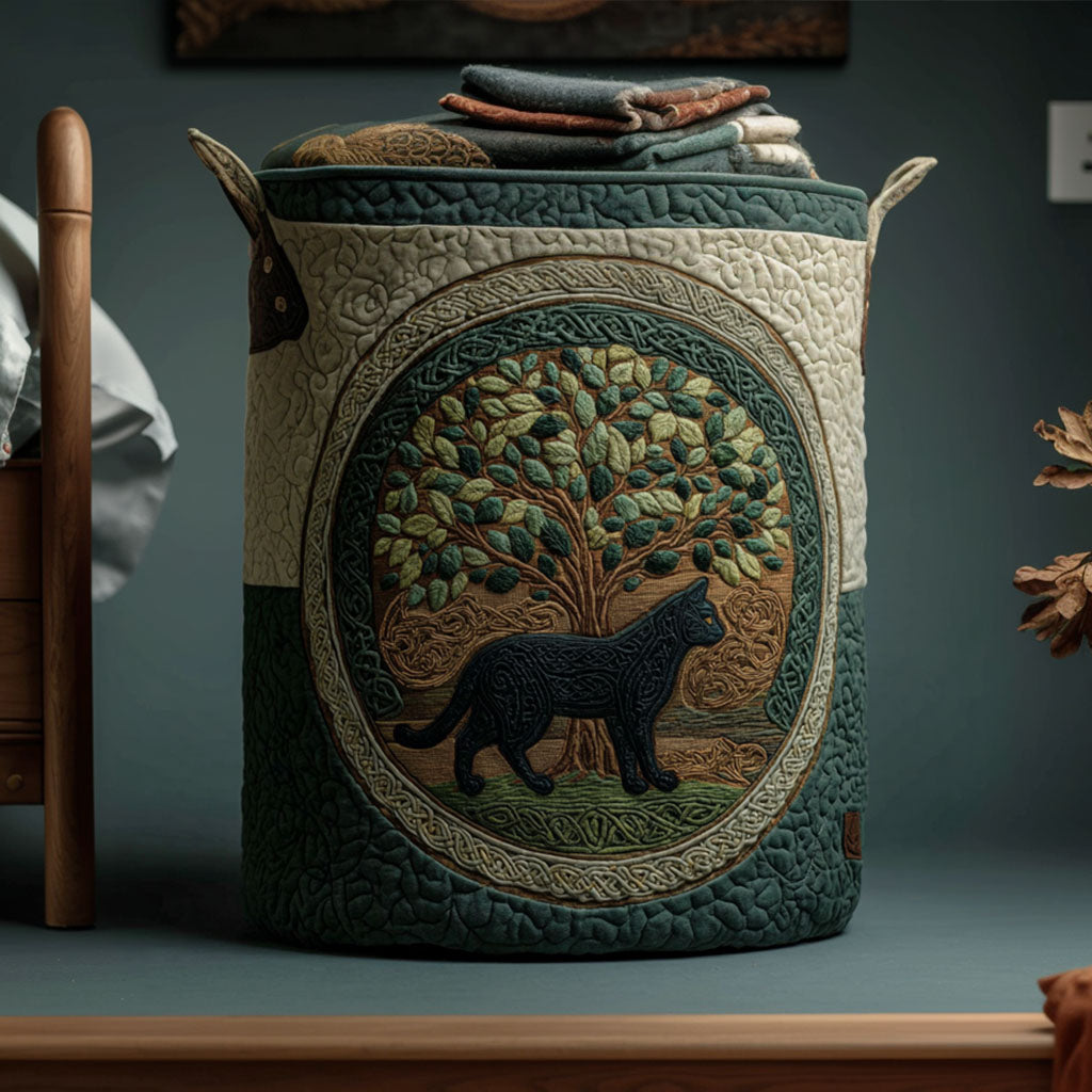 Shadow Weaver Quilted Laundry Basket NCU0PTT1639