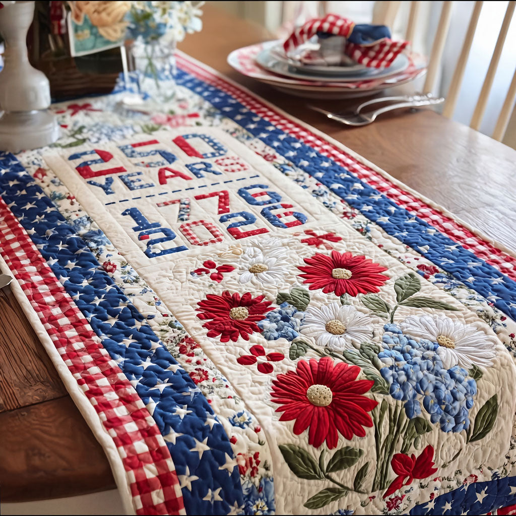 250th Anniversary Quilted Table Runner NCU0QN093