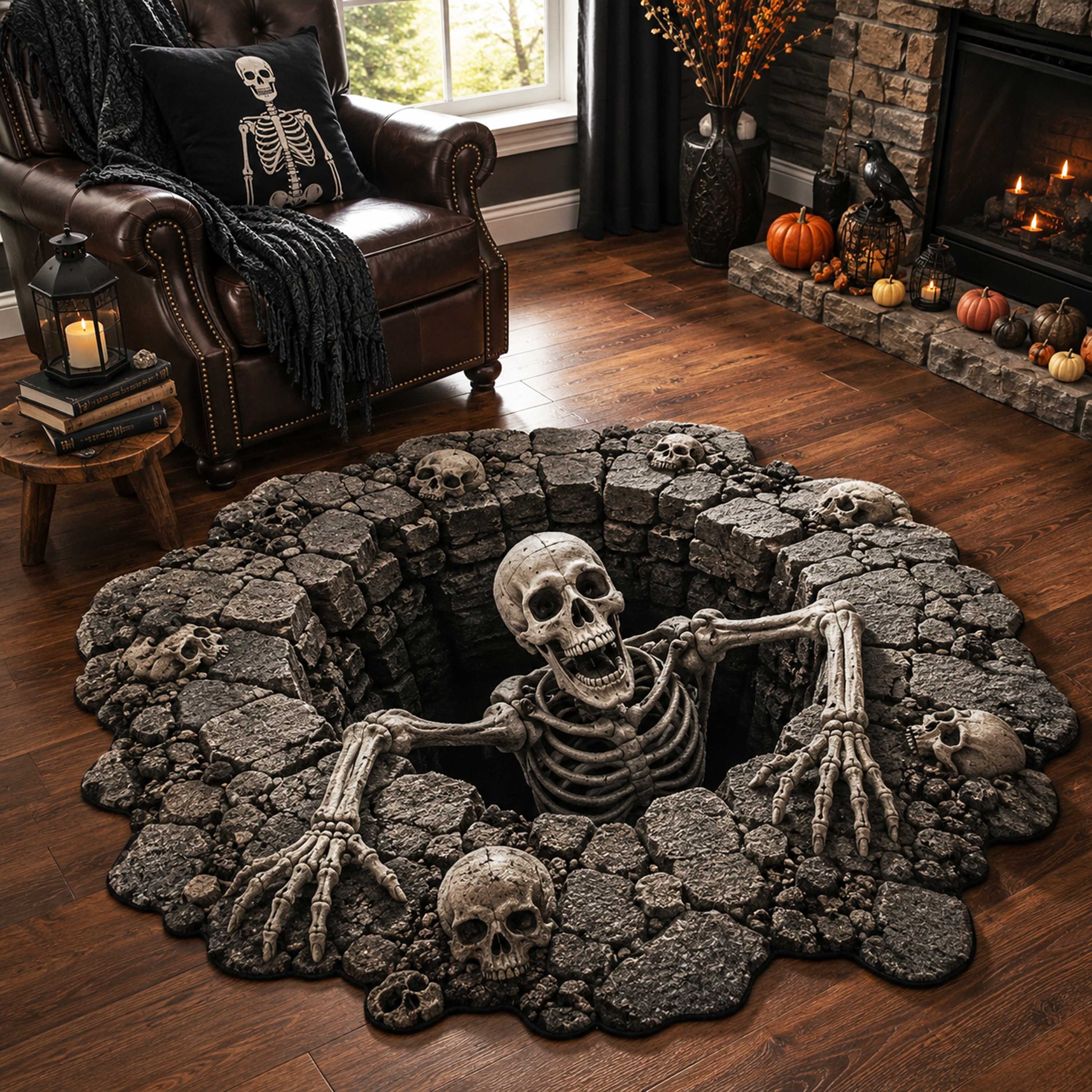 Sinister Depths Custom Shape Area Rug NCU0NTD2201