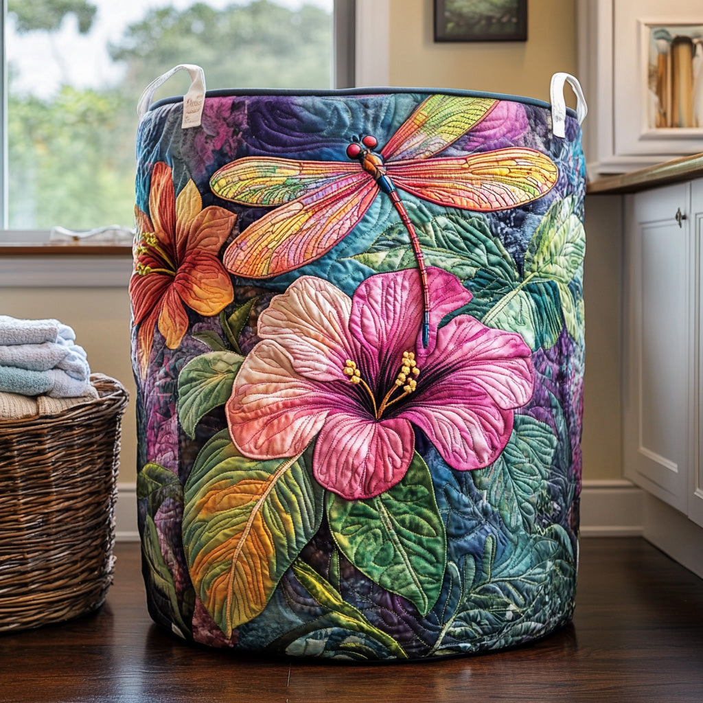 Sky Dancer Quilted Laundry Basket NCU0PVL577