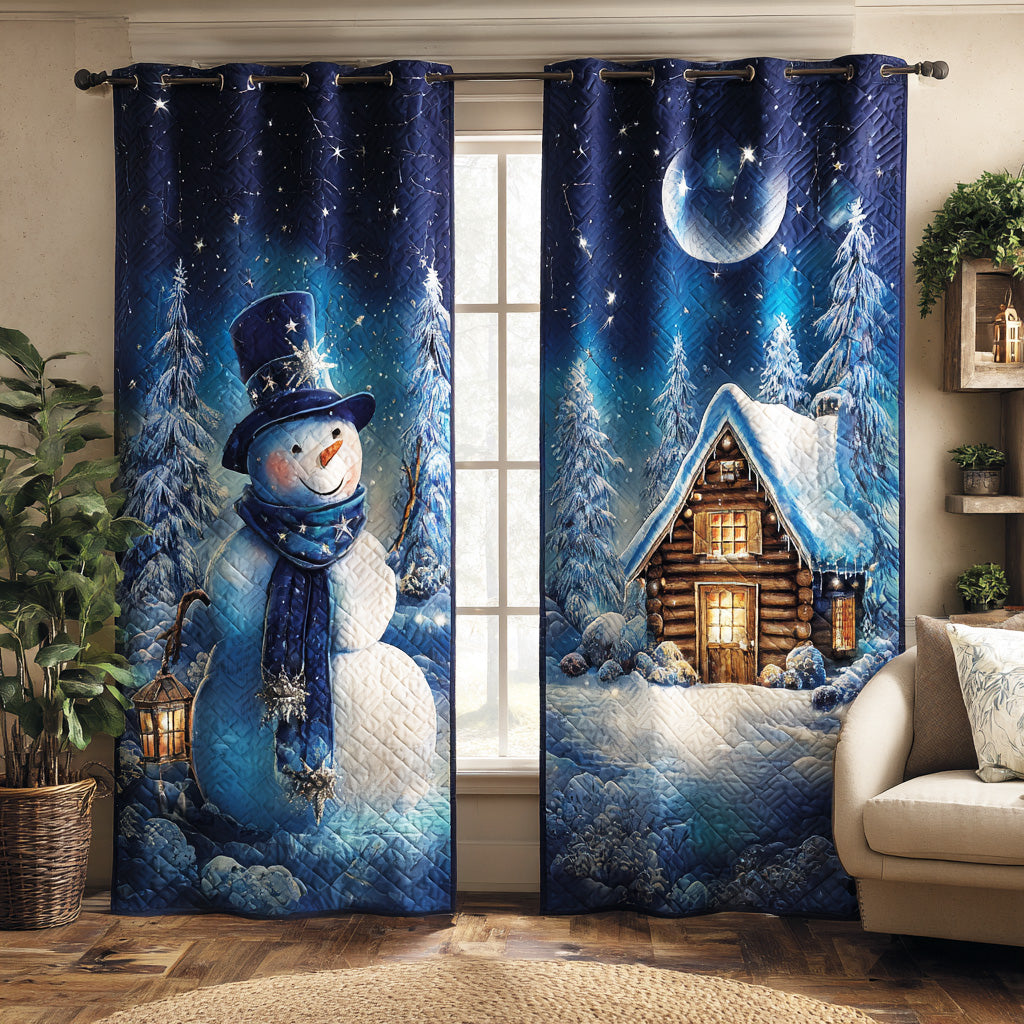 Snow Parade Holiday Quilted Curtains NCU0NTD987