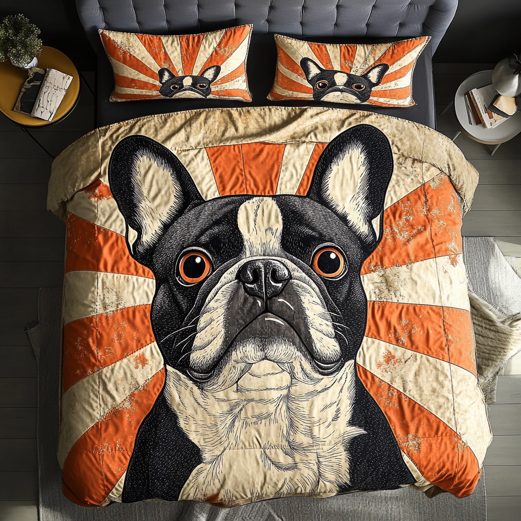 Snuggle Pup 3-Piece Quilted Bedding Set NCU0NVH868