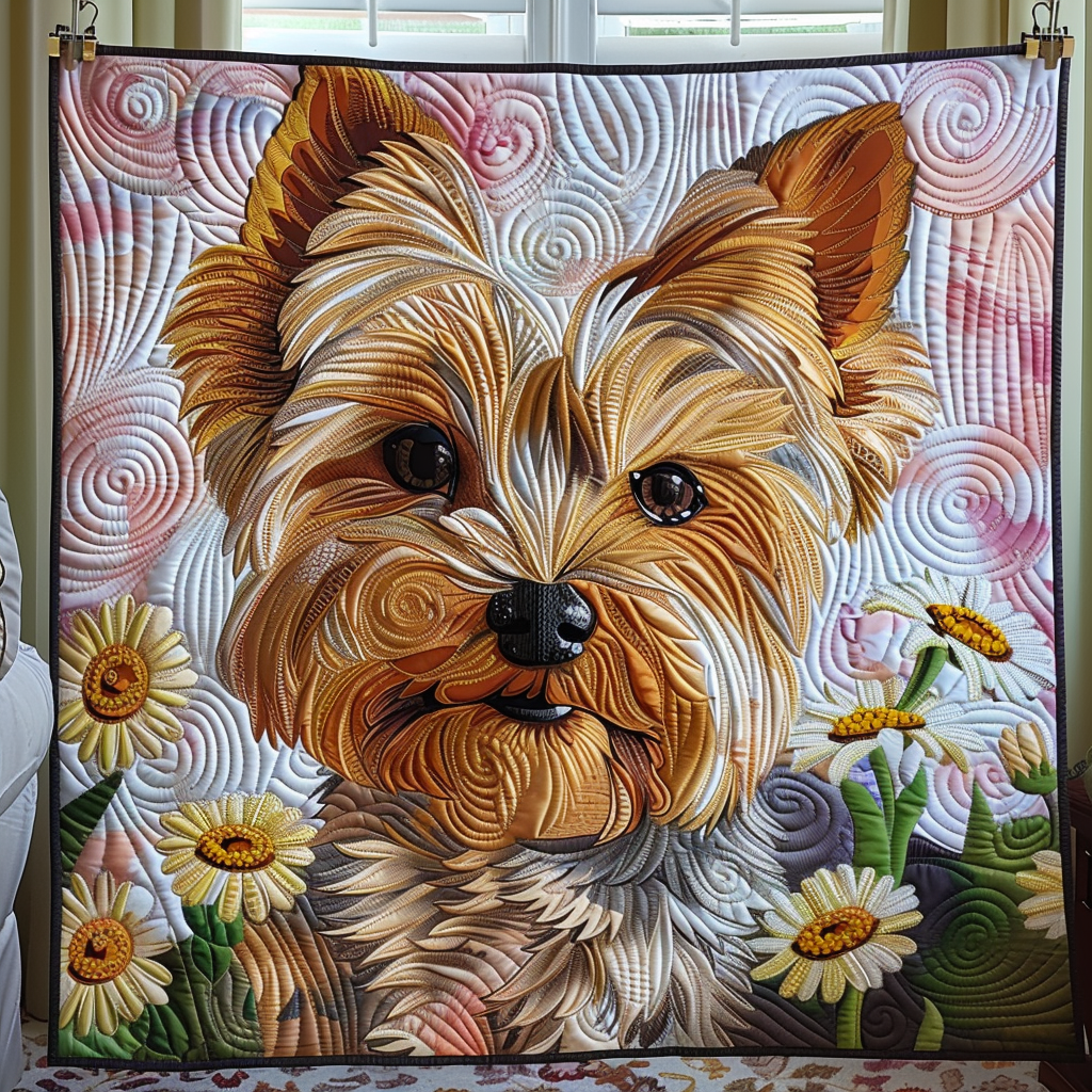 Snuggle Pup Patch Quilted Blanket NCU0DV484