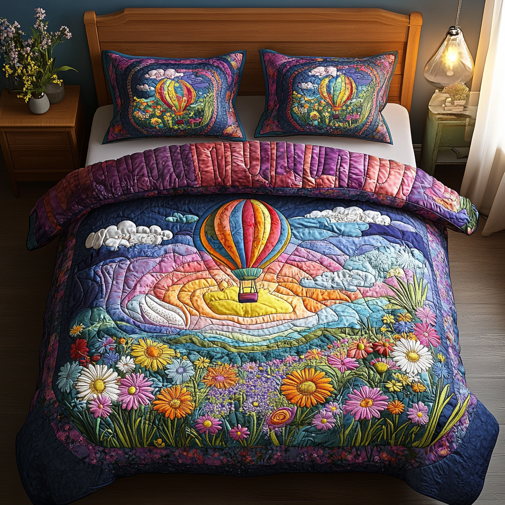 Soaring Serenity Quilted Bedding Set NCU0DV133