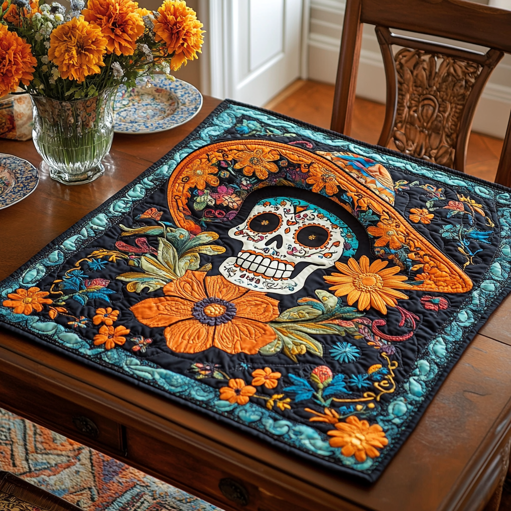 Soul Garden Quilted Table Topper NCU0DDK681
