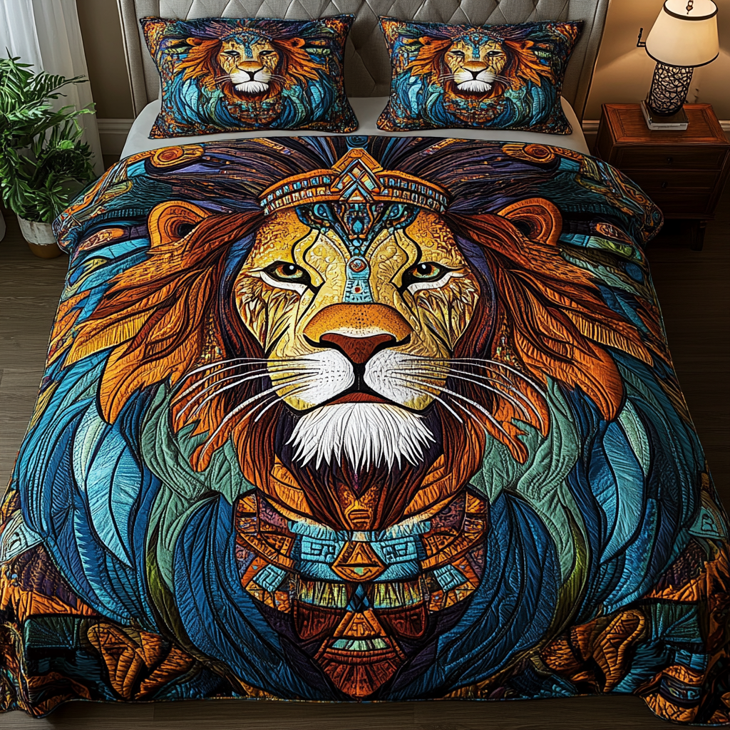 Sovereign Sun 3-Piece Quilted Bedding Set NCU0VH328