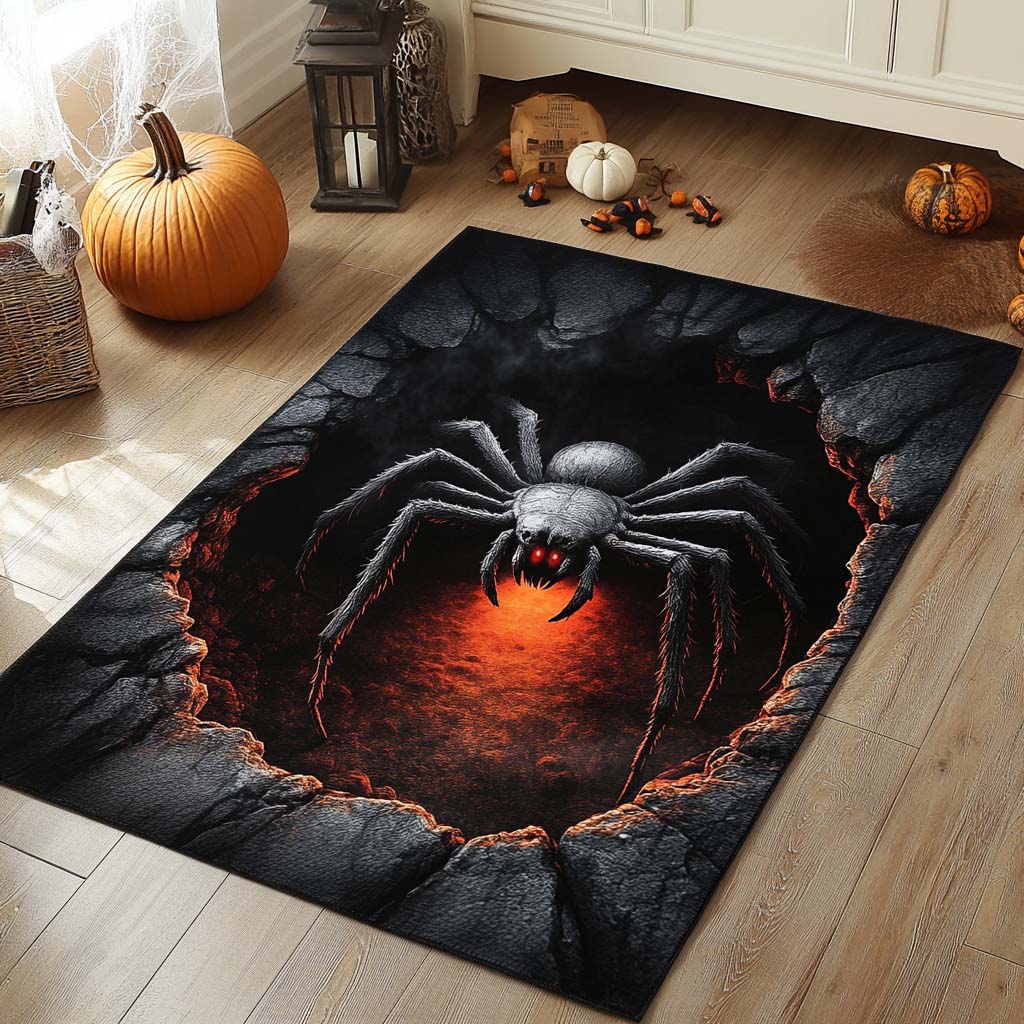 Spider Inferno Area Rug NCU0XD758