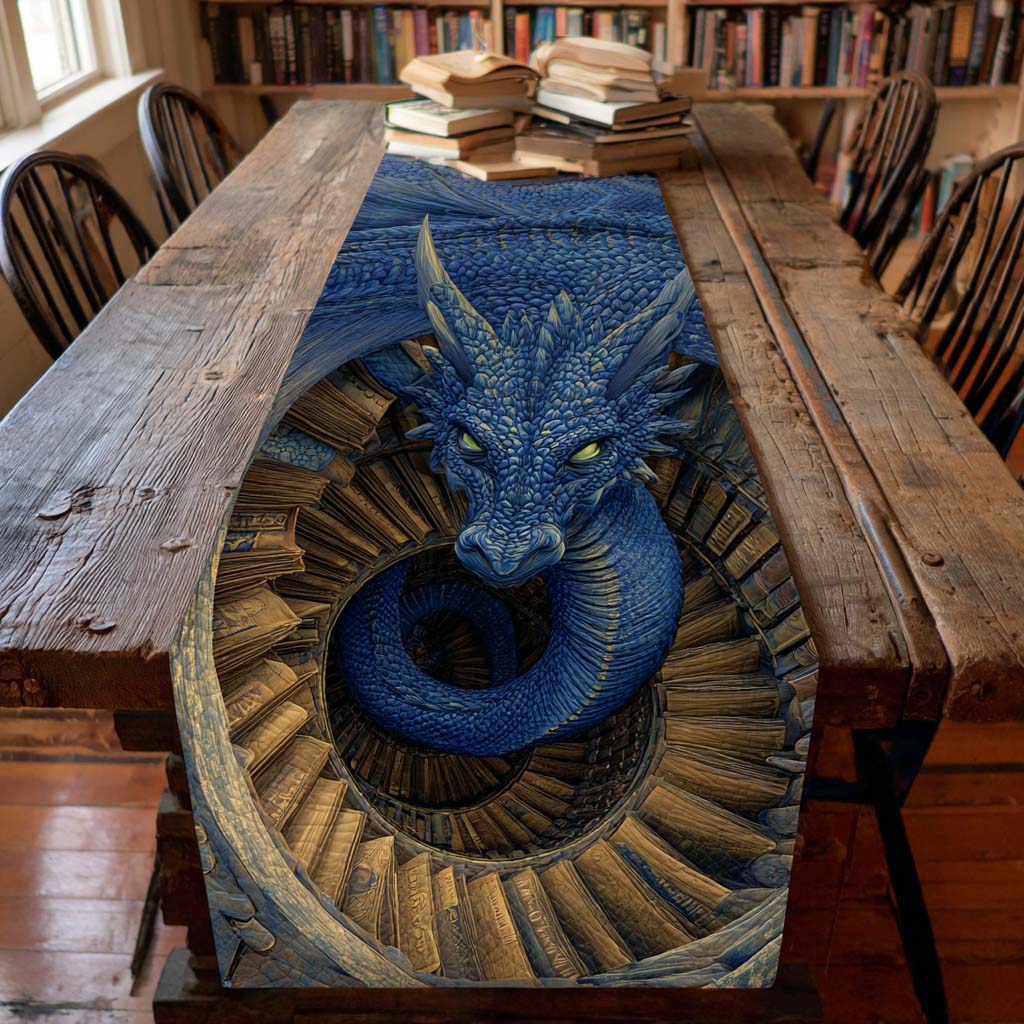 Spiral Watcher Quilted Table Runner NCU0NXD454