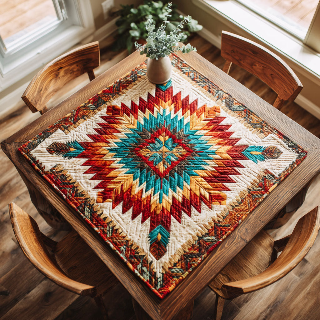 Spirit Bow Quilted Table Topper NCU0NTD301