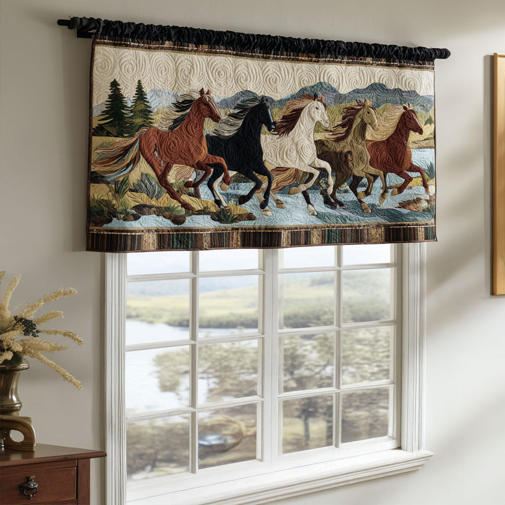 Spirit Rider Quilted Valance NCU0PTT1228