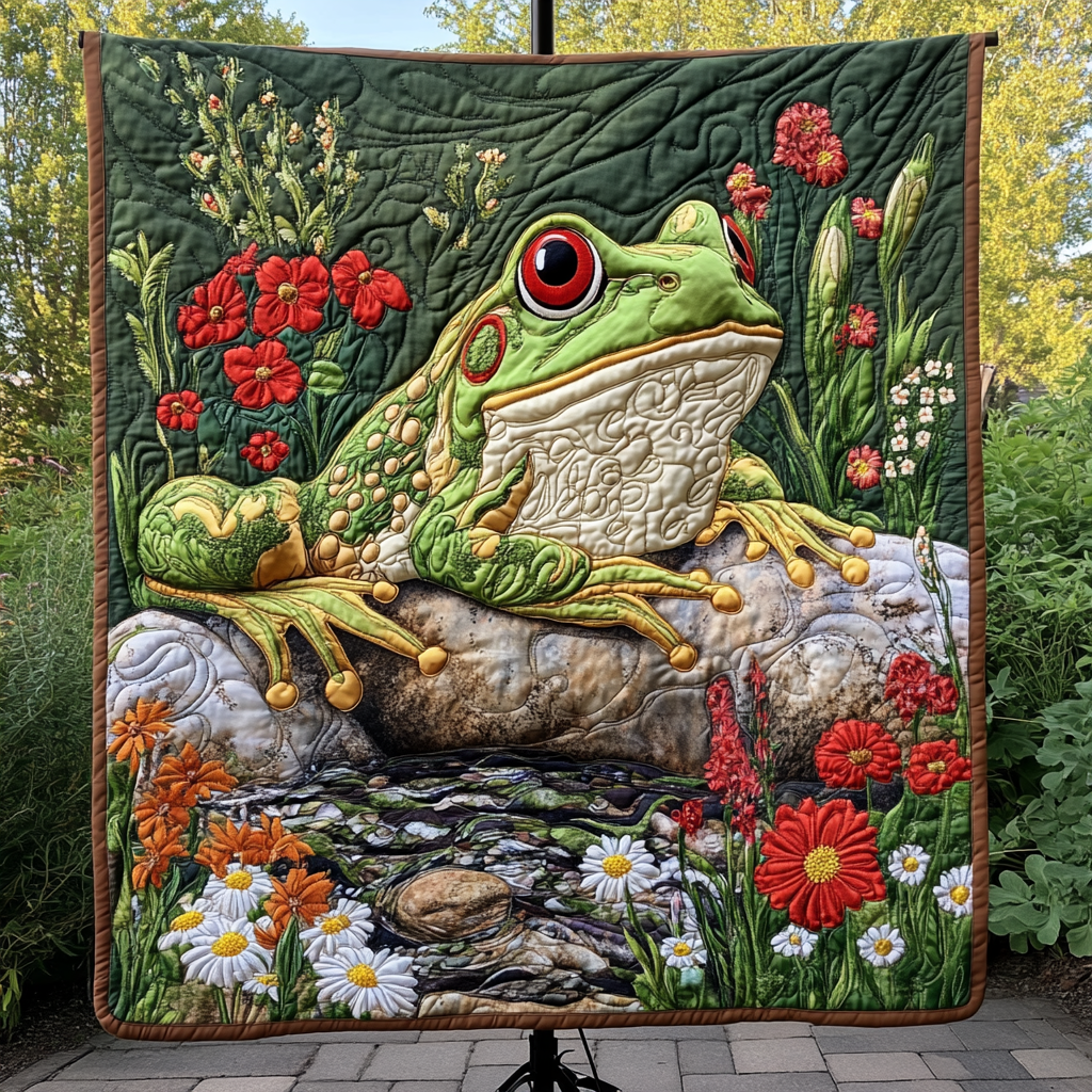 Spring Hopper Quilted Blanket NCU0NVH034