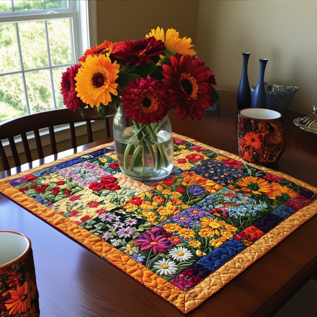 Spring Symphony Quilted Placemat NCU0NNT968