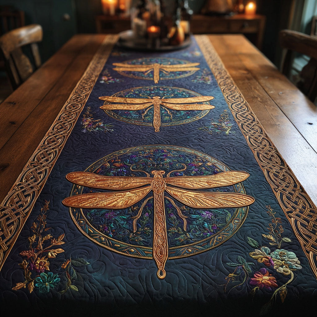 Dragonfly Quilted Table Runner NCU0QN068