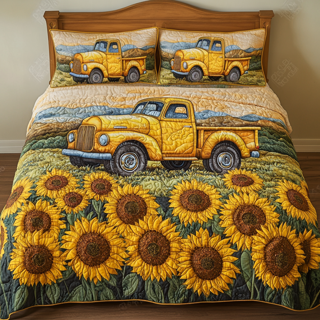 Sunflower Ride Duvet Cover Set NCU0NVH537