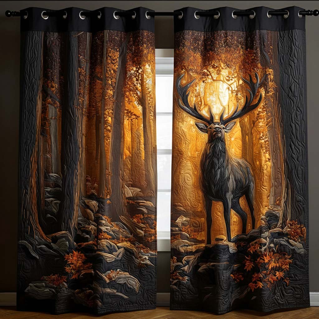 Sunlit Doe Quilted Curtains NCU0NNT2403