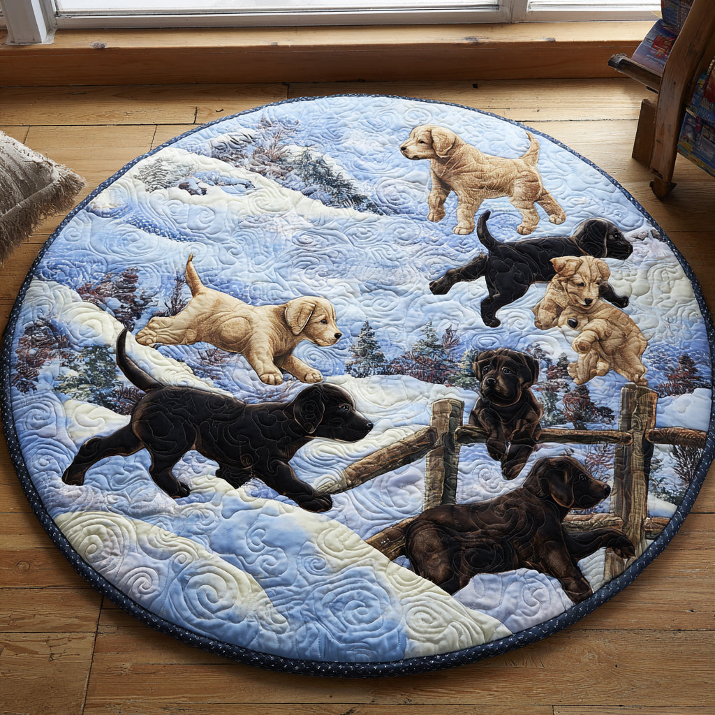 Sunset Guardian Quilted Round Mat NCU0DV1356