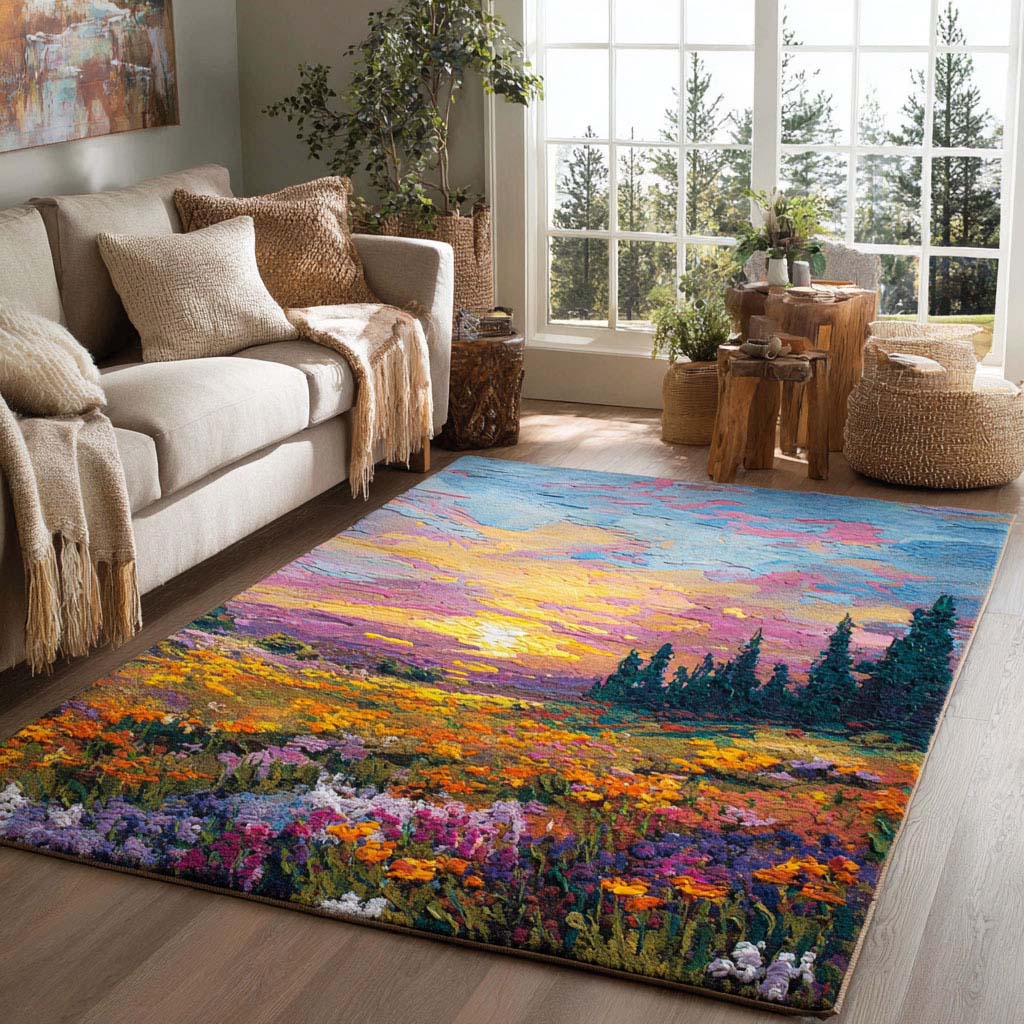 Sunset Meadow Area Rug NCU0TV507