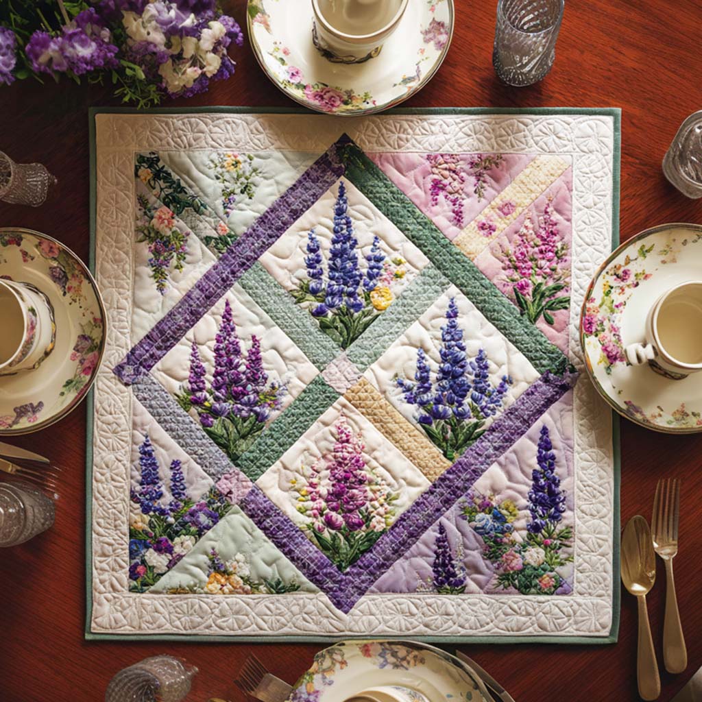 Texas Bloom Trail Quilted Table Topper NCU0NNT1298