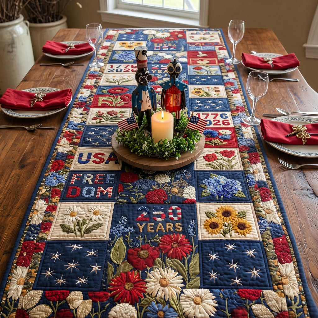 250th Anniversary Quilted Table Runner NCU0QN093