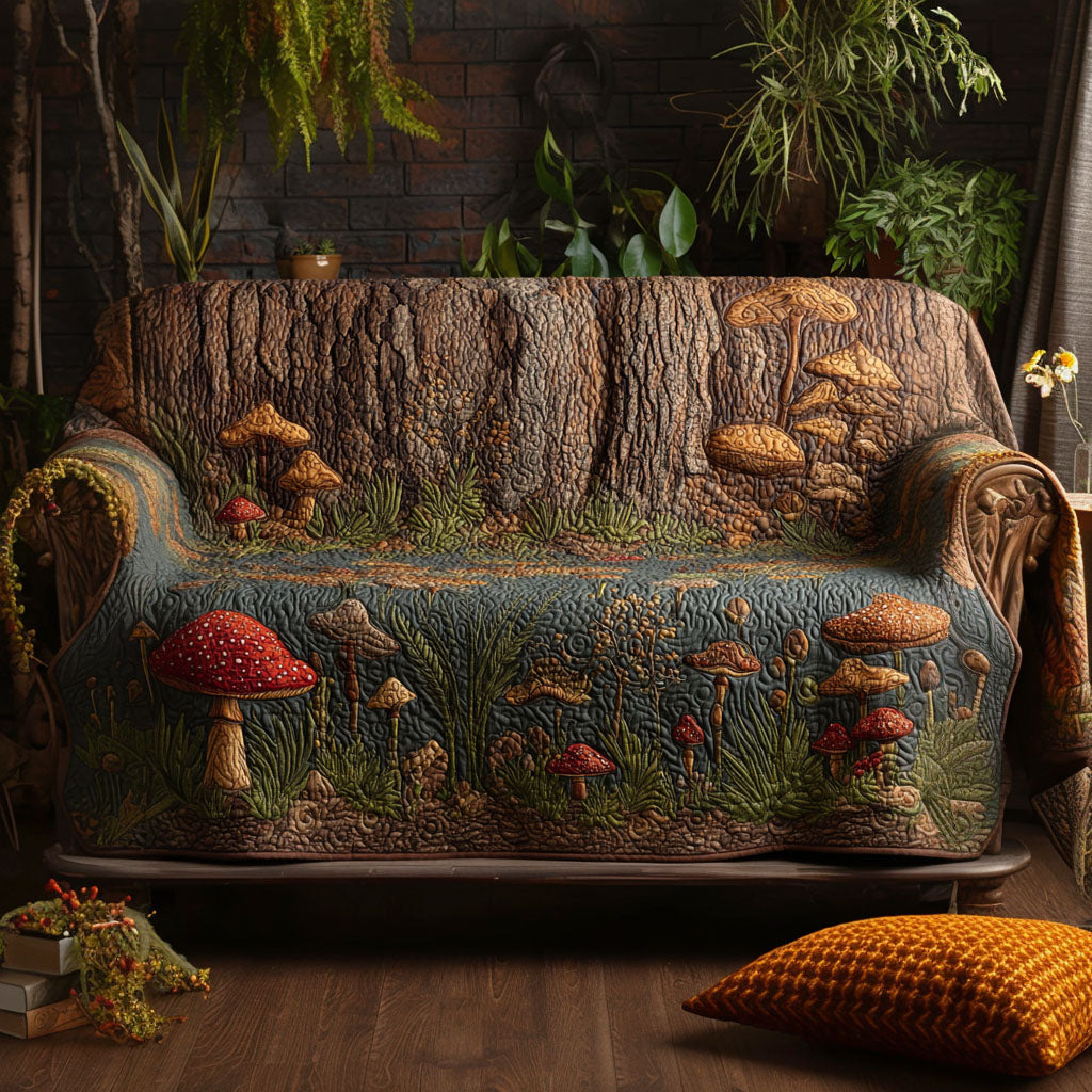 Timber Path Quilted Sofa Cover NCU0PTT2275