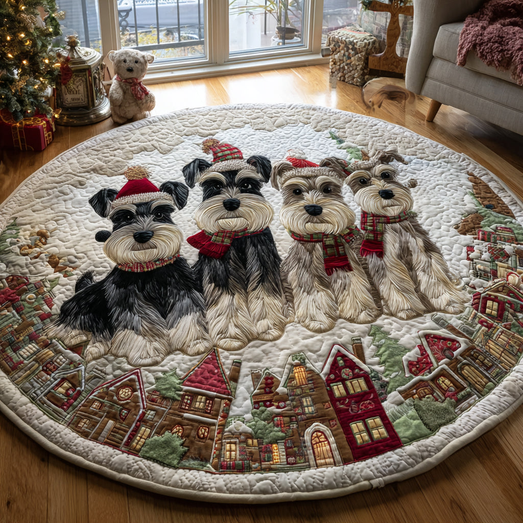 Tiny Protector Quilted Round Mat NCU0DV1217