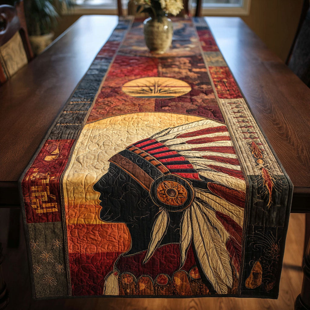 Tribal Roots Quilted Table Runner NCU0NNT2763