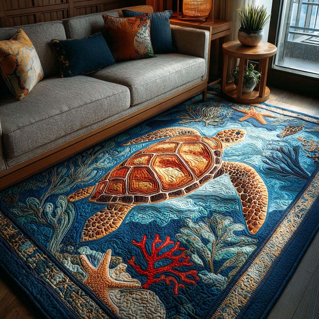Turtle Haven Area Rug NCU0DK10132