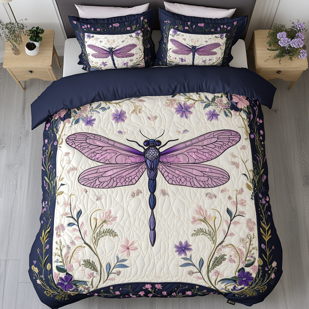 Twilight Dancer 3-Piece Quilted Bedding Set NCU0DK2351