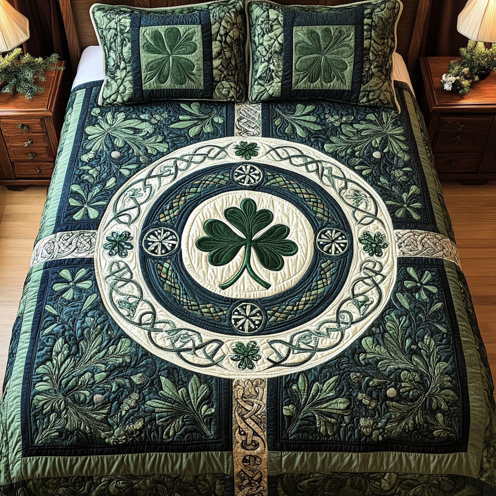 Twilight Tree Haven 3-Piece Quilted Bedding Set NCU0TL2027