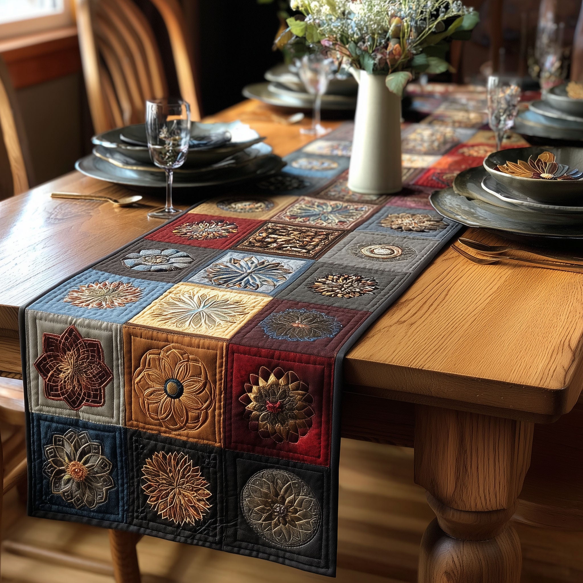 Unity in Motion Quilted Table Runner NCU0PTT609