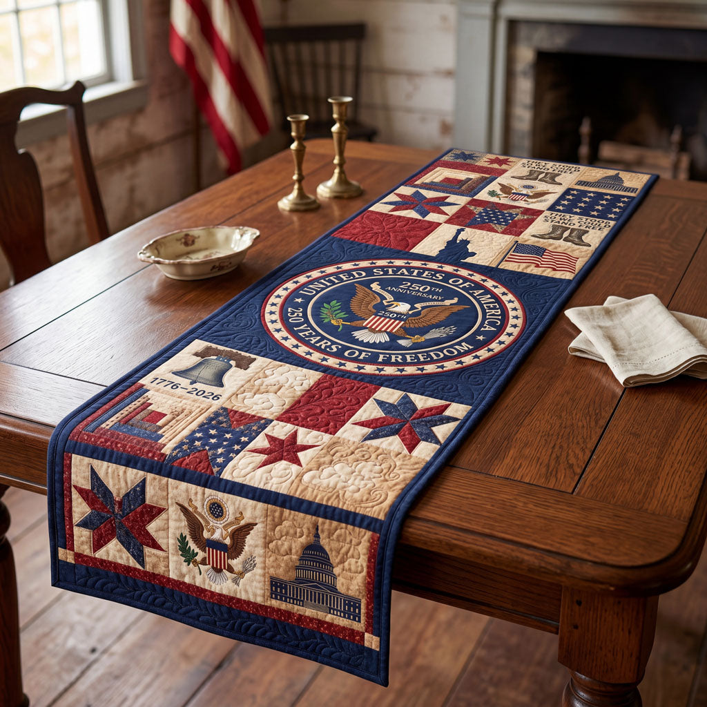 Valley Forge Valor Quilted Table Runner NCU0PTT3110