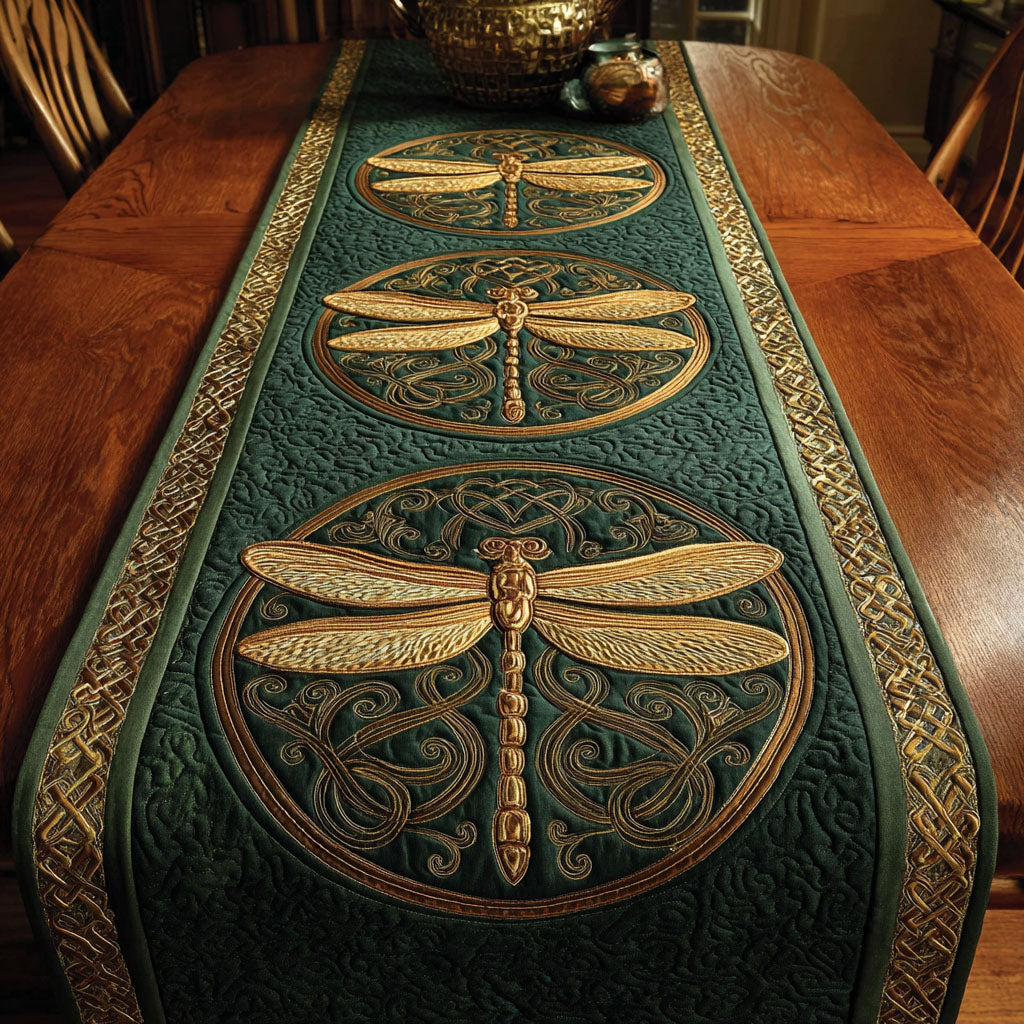 Dragonfly Quilted Table Runner NCU0QN068