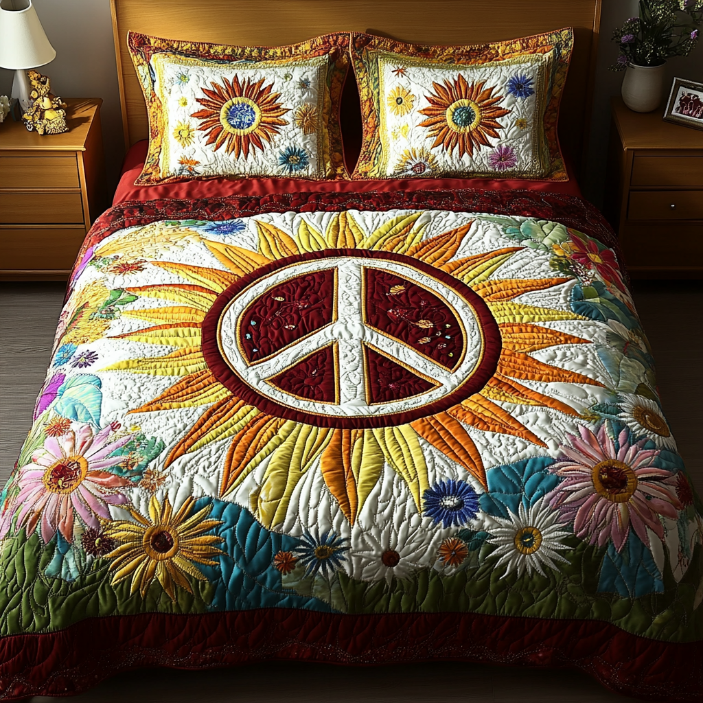 Vibrant Fields Duvet Cover Set NCU0PVL155
