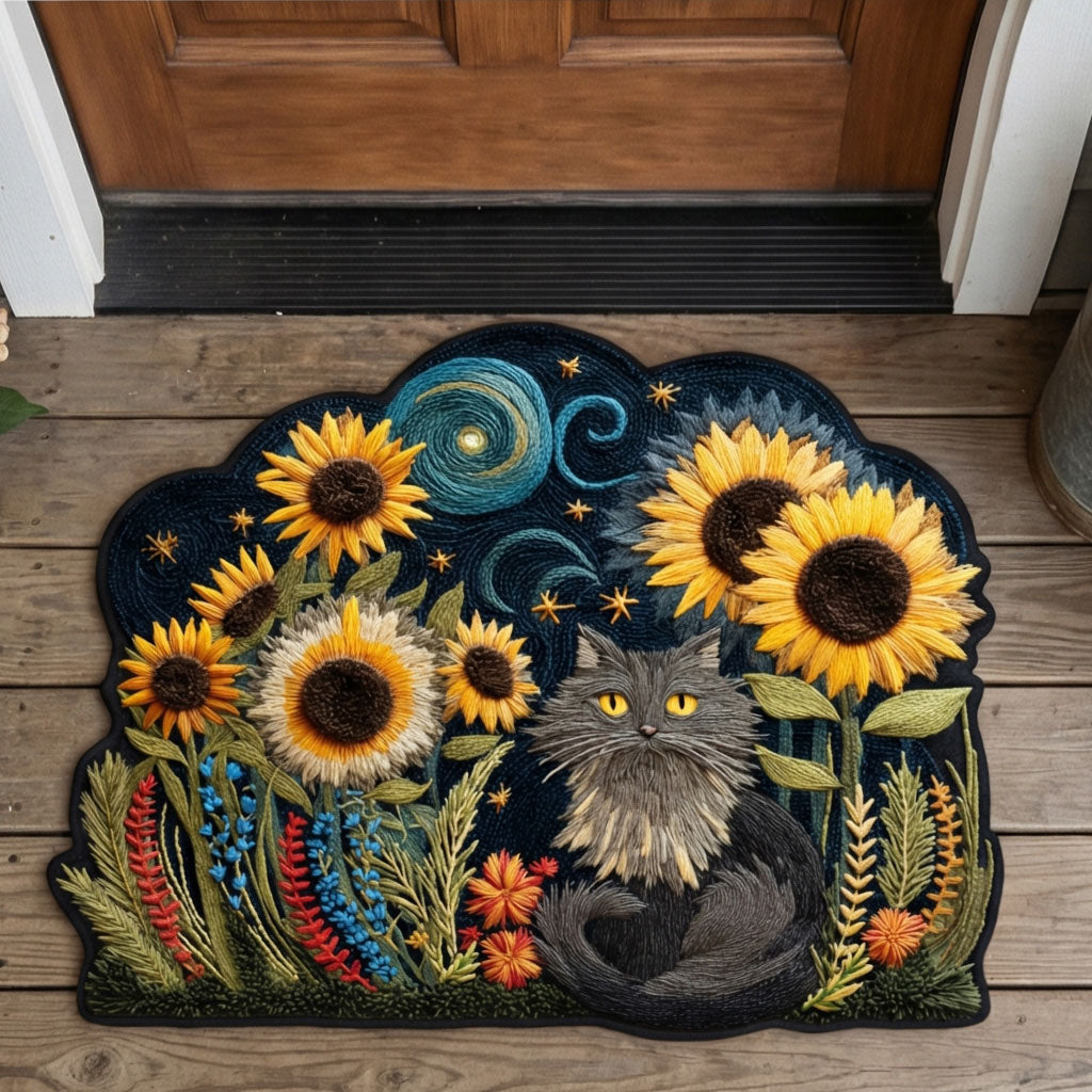 Cat Custom Shape Doormat NCU0QN090