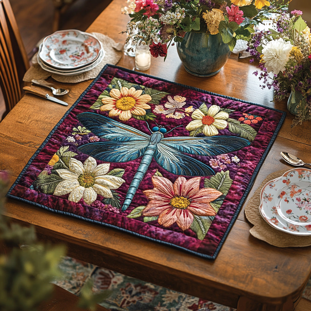 Whisper Wing Quilted Table Topper NCU0DV669