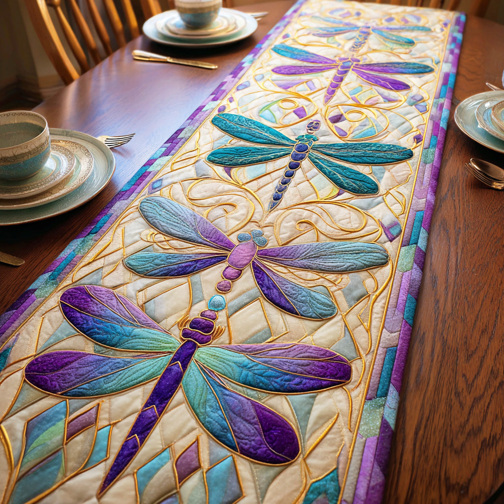Whispering Wings Quilted Table Runner NCU0NTD815