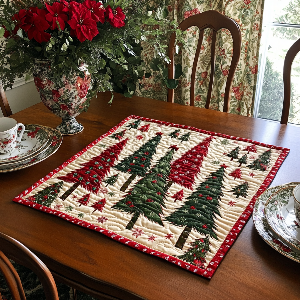 Winter Grove Quilted Table Topper NCU0DDK1111