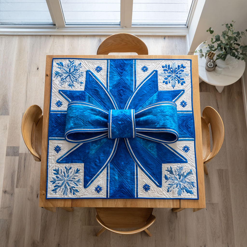 Winter Spark Quilted Table Topper NCU0NTD254