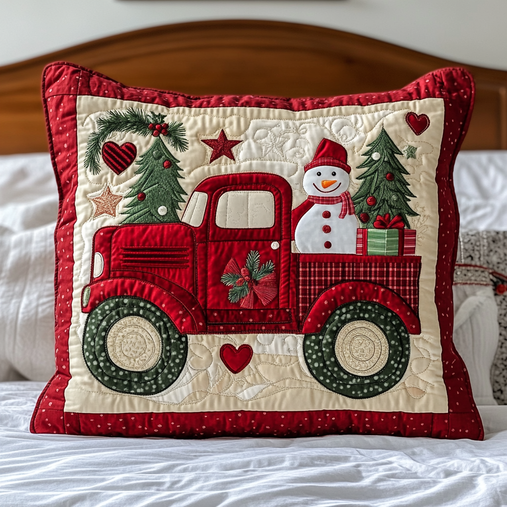 Winter Delivery Quilted Bedding Pillow Case NCU0NNT123