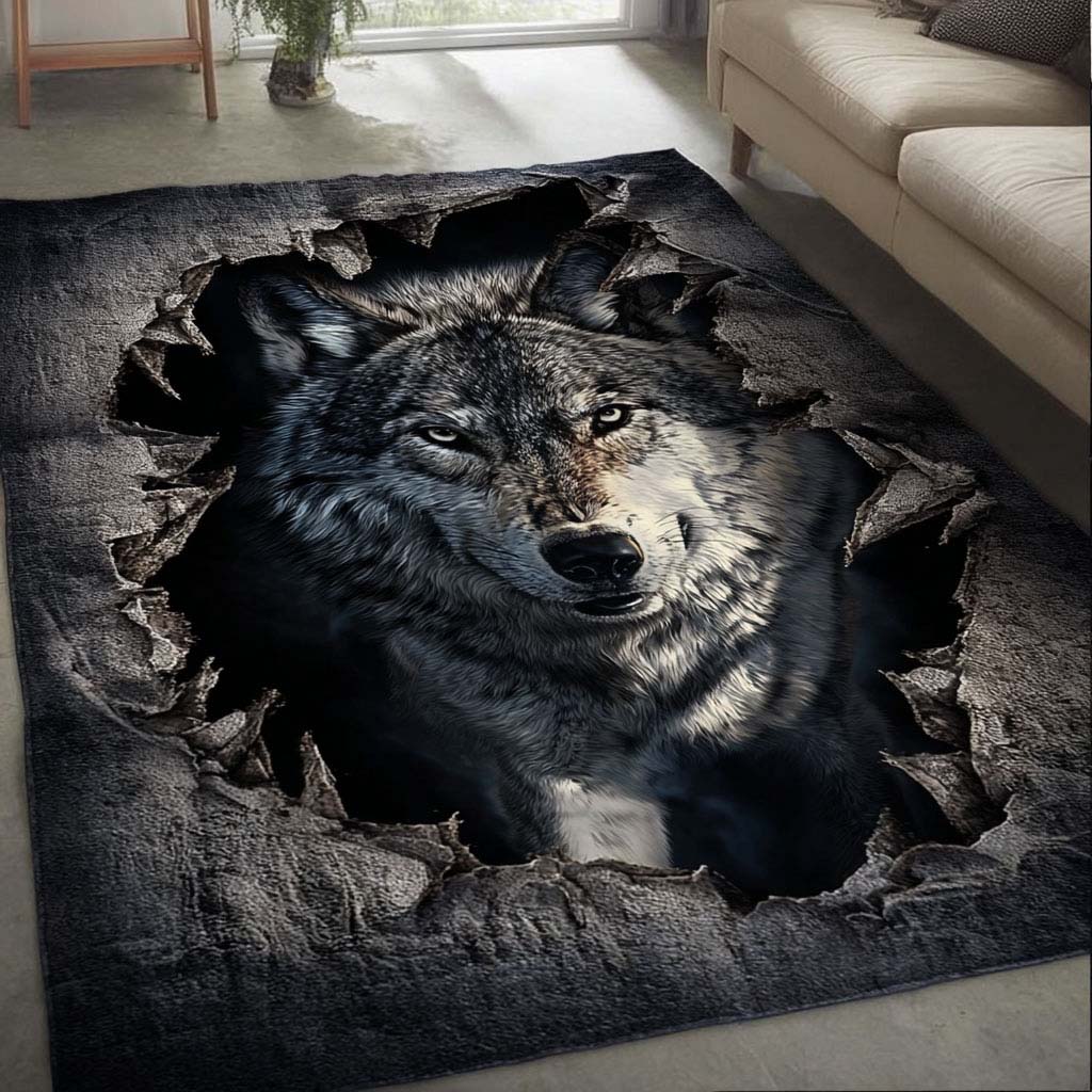Wolf Light Area Rug NCU0DK10596