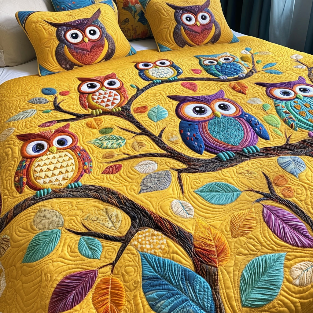 Woodland Dreams 3-Piece Quilted Bedding Set NCU0VH804