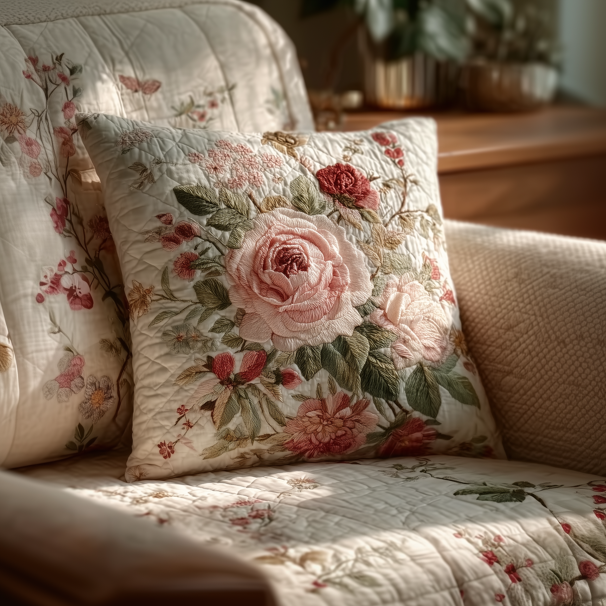 Soft Romance Haven Quilted Pillow Case NCU0LDH20302