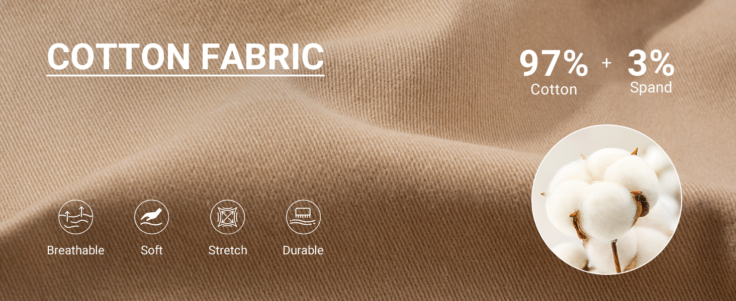 Mens Cotton Twill Cargo Shorts