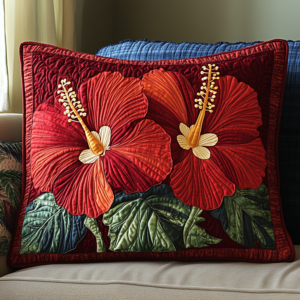 Petal Harmony Quilted Bedding Pillow Case NCU0NVH483