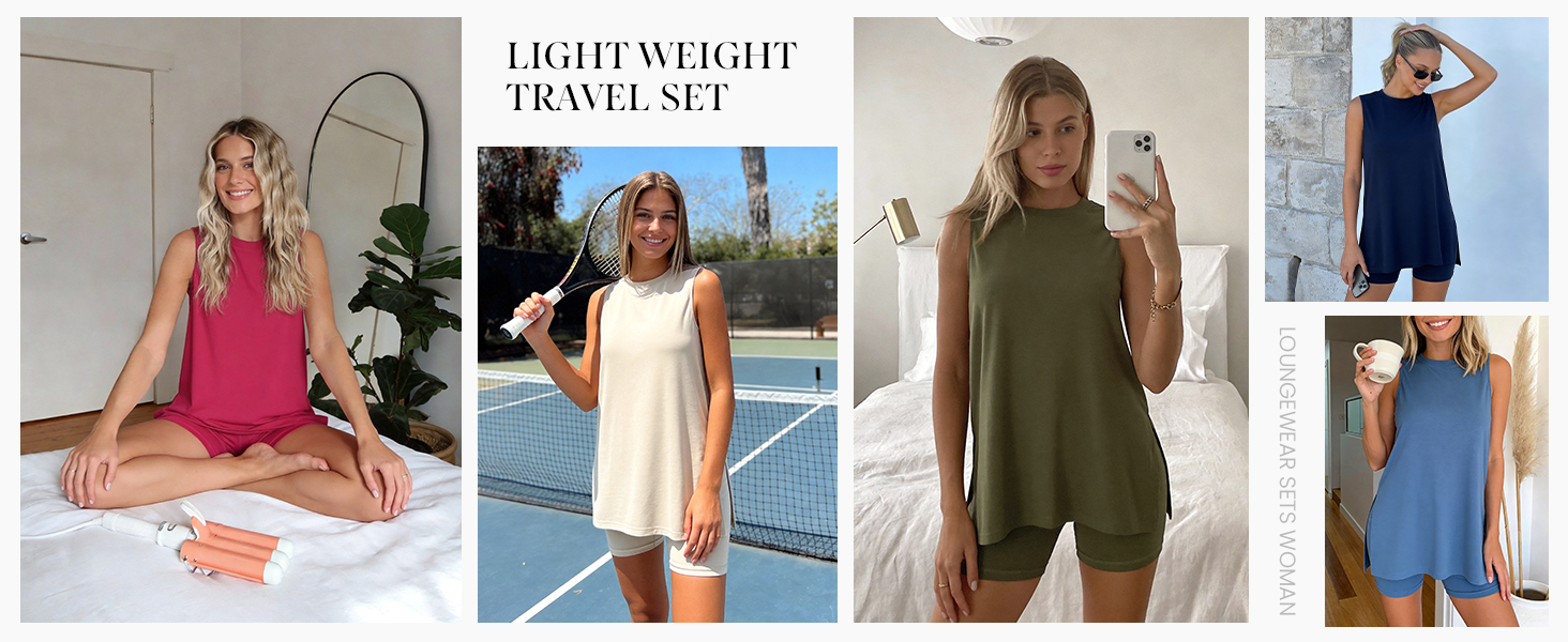 Workout Sets For Women Biker Short Sets