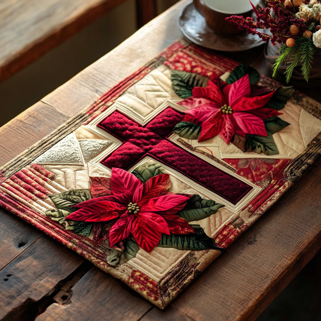 Sacred Blossom Quilted Place Mat NCU0NXD503