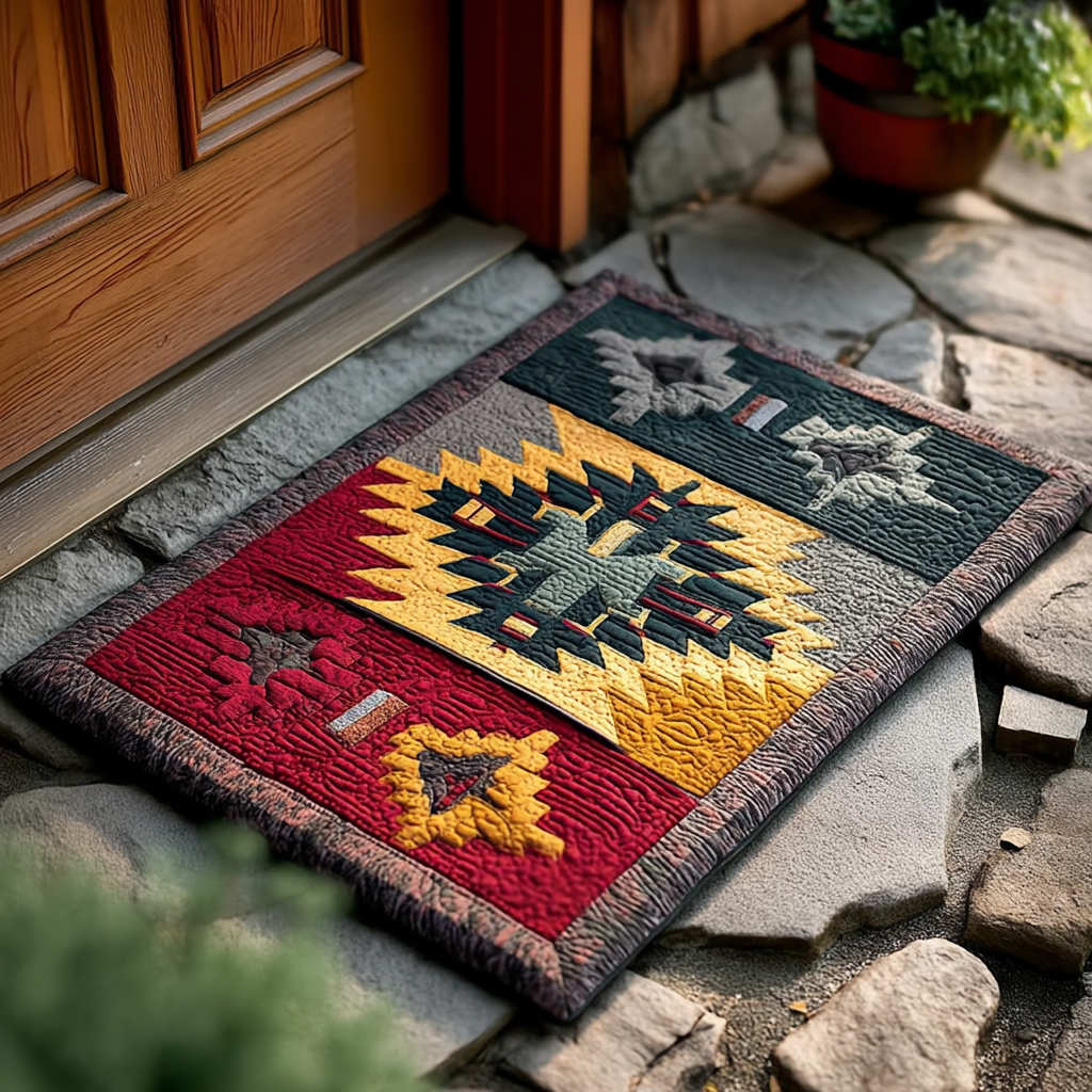 Crayon Sunset Crest Doormat NCU0NXD1027