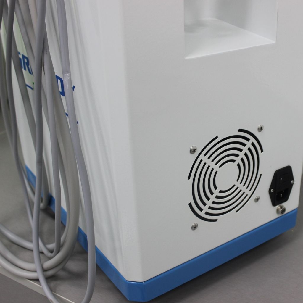 GREELOY GU-P209 Dental Delivery Unit Mobile Cart Self-Contained Air Compressor with Scaler and LED Curing Light image 8