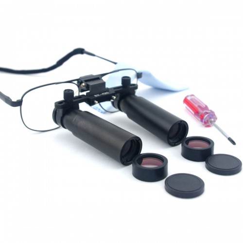 Ymarda 8.0X 420mm Professional Dental Binocular Loupes Medical Loupes Dentist Magnifier Metal Frame